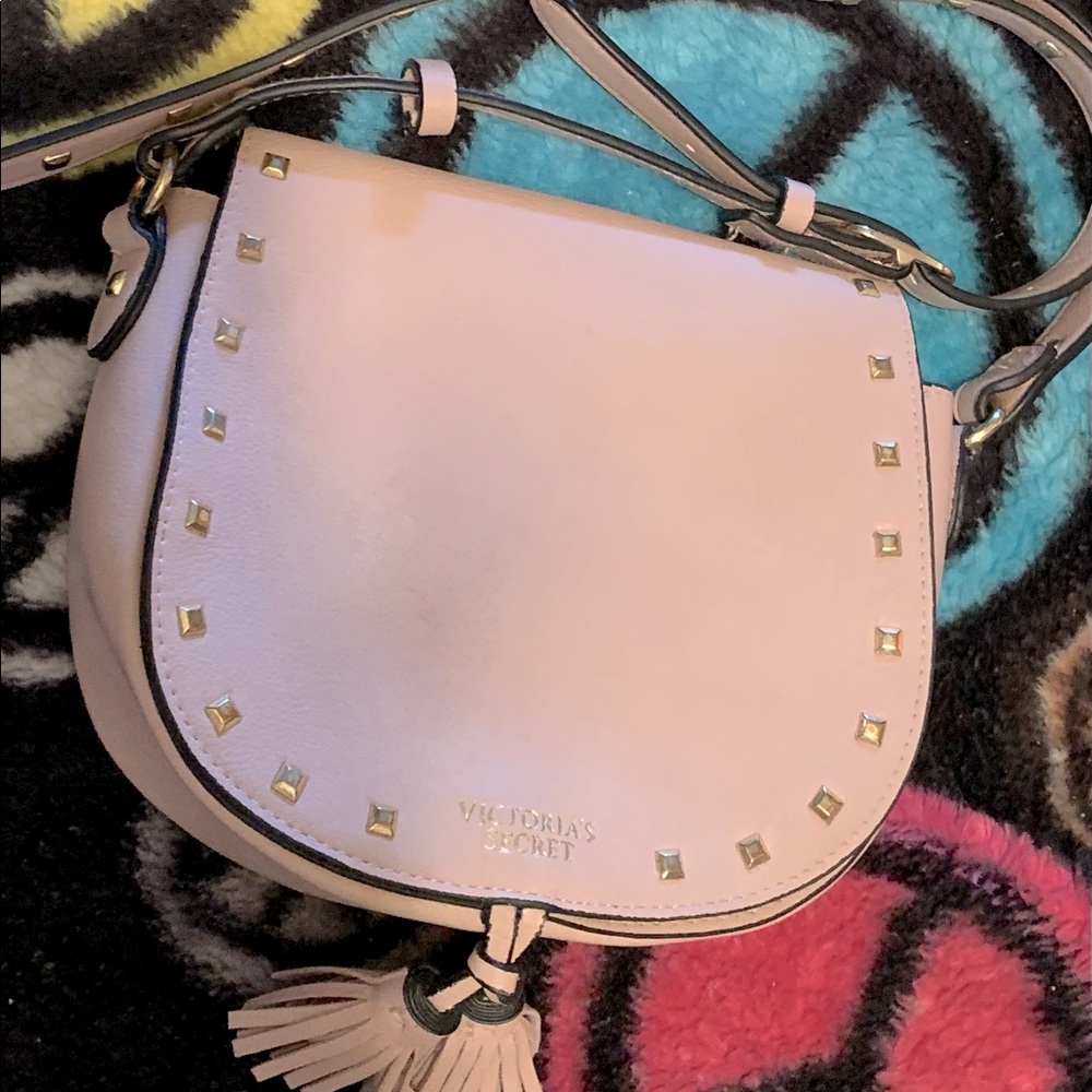 Victoria Secret pink purse with strap